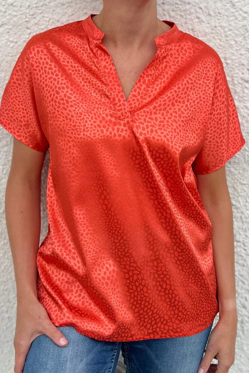 Indio Top | Solid Leo Orange | Top fra French Laundry - Image 3