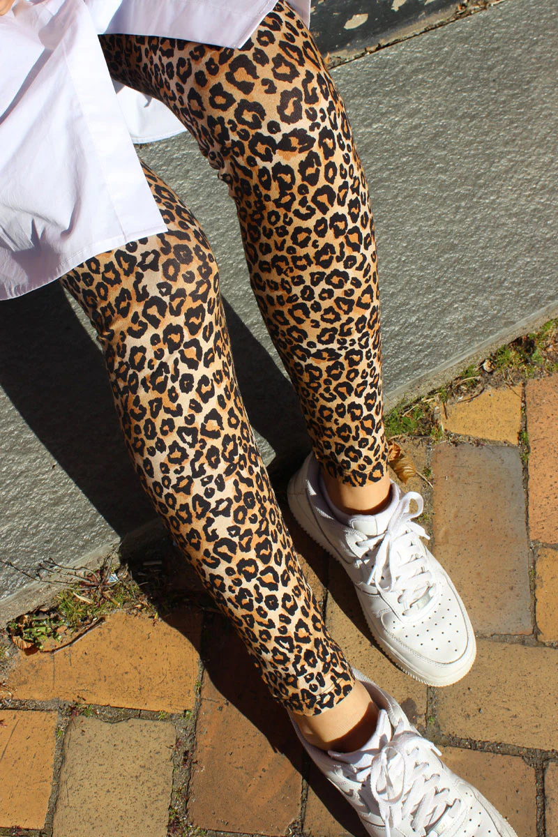 Ninni leggings | Leopard | Leggings fra Liberté - Image 3